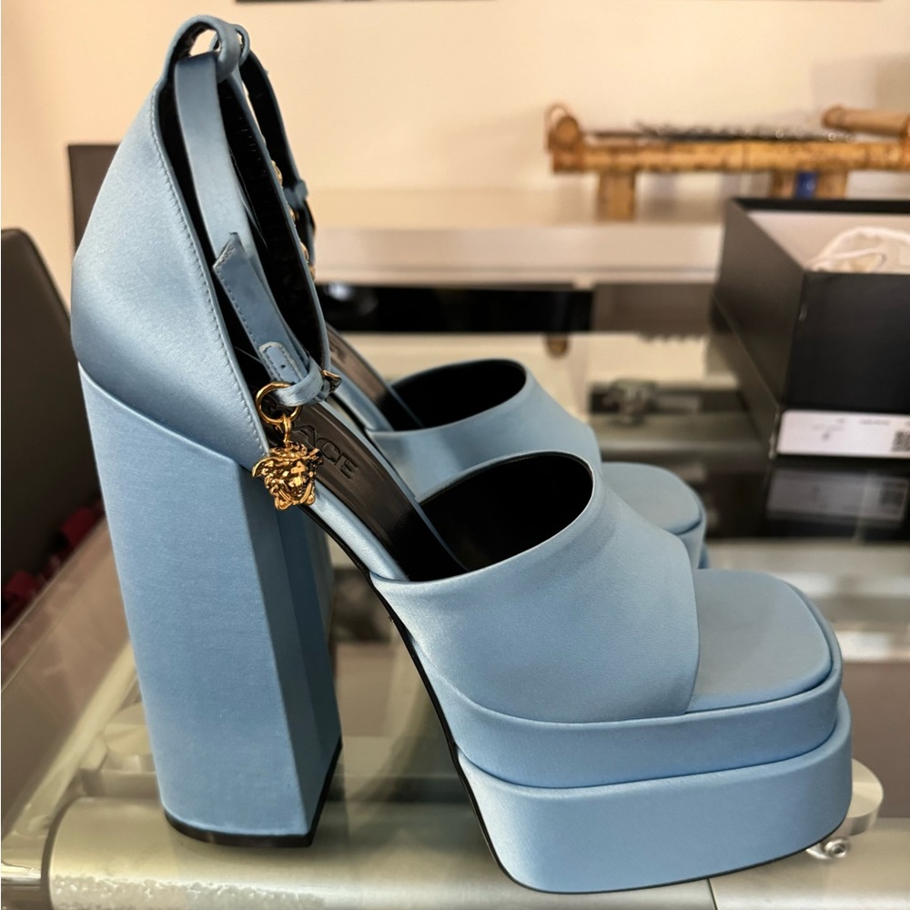 Blue Sky Aevitas Double Platform 39.5 Versace
